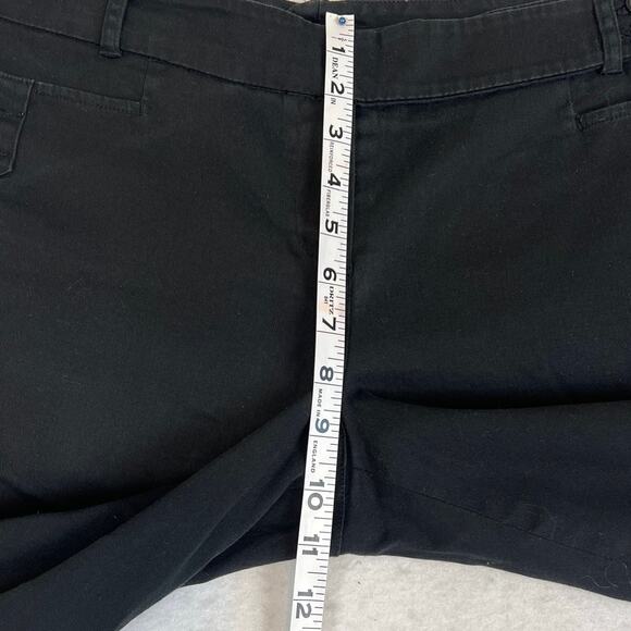 Sandro Women’s Wide Leg Black Cropped Chinos Side Buttons Size 10 Designer - Picture 6 of 9